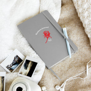 CM RED ROSE HARDCOVER BOUND BUSINESS JOURNAL/NOTEBOOK