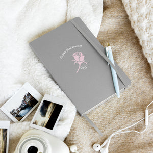 CM PINK ROSE HARDCOVER BOUND HEALTH PLAN JOURNAL/NOTEBOOK